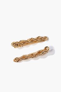 GOLD Chain Hair Clips, image 1