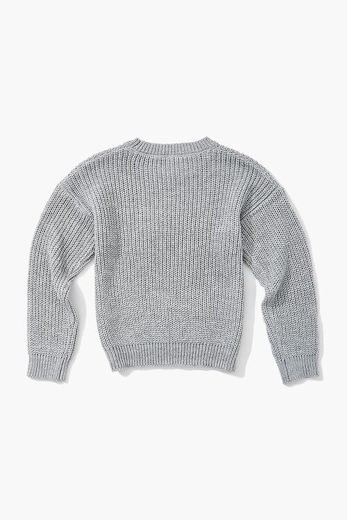 GREY Girls Ribbed Drop-Sleeve Sweater (Kids), image 2
