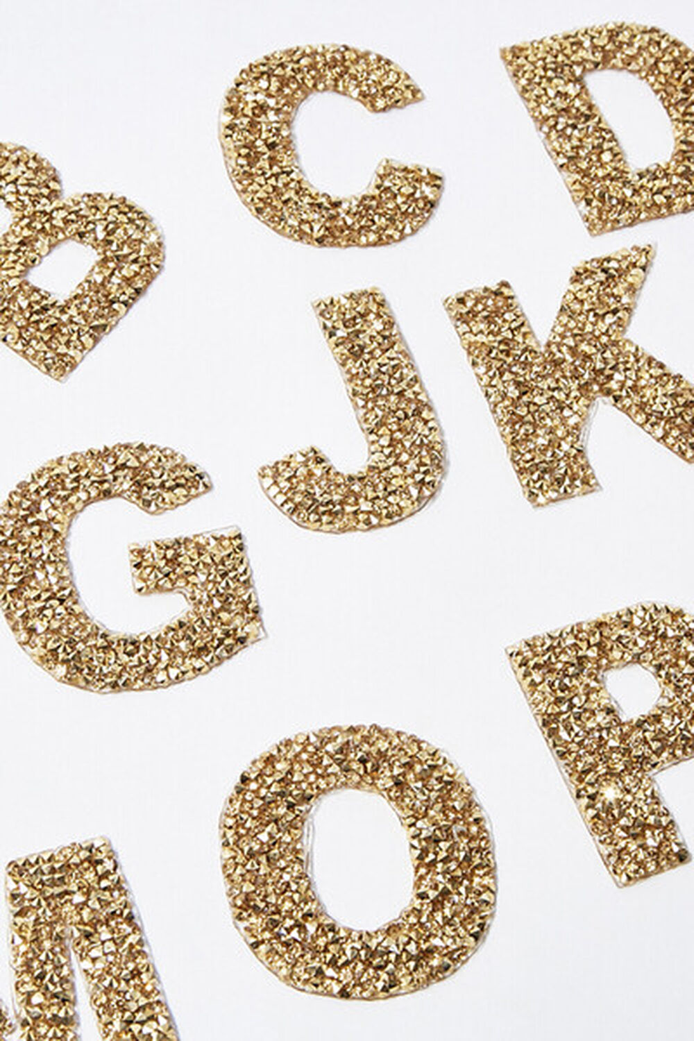 GOLD/C DIY Iron-On Embellishment Letter, image 1