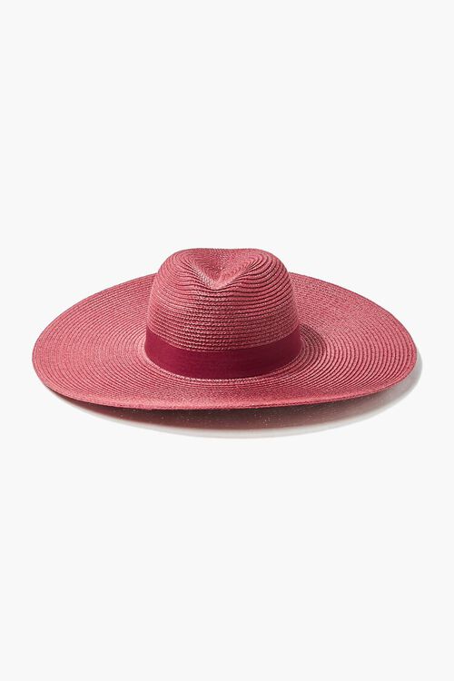 ROSE/ROSE Faux Straw Panama Hat, image 3