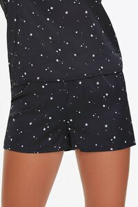 BLACK/WHITE Star Print Cami & Shorts Pajama Set, image 5