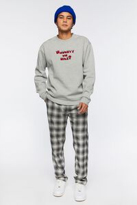 HEATHER GREY/MULTI Naughty Or Nice Graphic Pullover, image 4