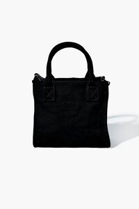 BLACK Canvas Release-Buckle Tote Bag, image 3