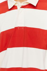 RED/WHITE Striped Rugby Shirt, image 5