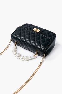 Quilted Faux Pearl Crossbody Bag, image 4