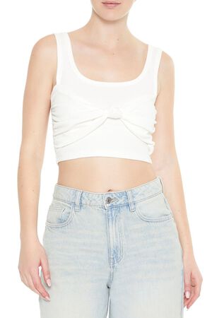 Cropped Bow Tank Top