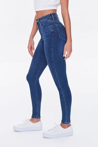 DARK DENIM Mid-Rise Skinny Jeans, image 3