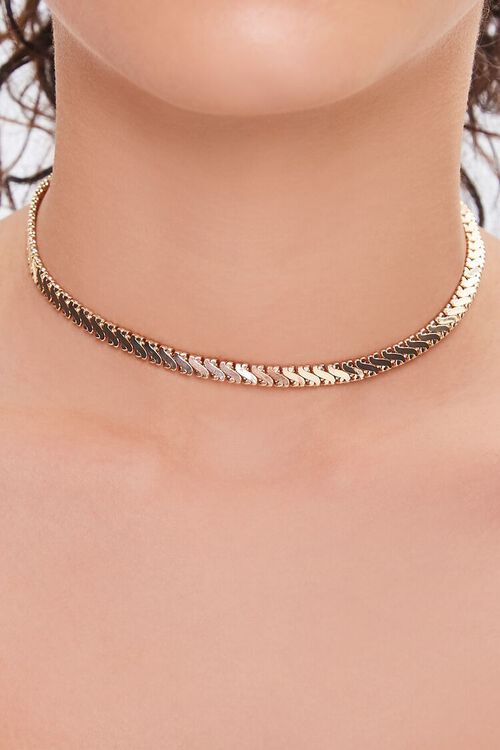 Herringbone Choker Necklace, image 1