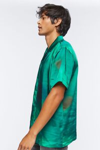 GREEN/MULTI Satin Tie-Dye Shirt, image 2