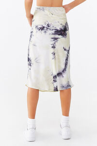 NAVY/MULTI Tie-Dye Midi Skirt, image 3