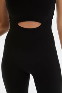 BLACK Active Cutout Cami Jumpsuit, image 5