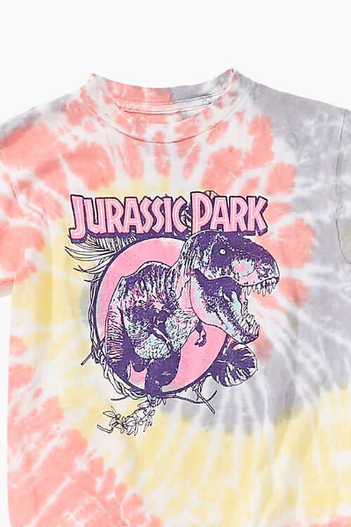 PINK/MULTI Girls Jurassic Park Tie-Dye Tee (Kids), image 3