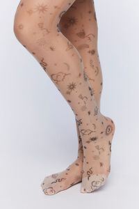 NUDE Fredericks of Hollywood Celestial Tights, image 2