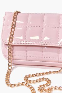 PINK Quilted Chain Crossbody Bag, image 4