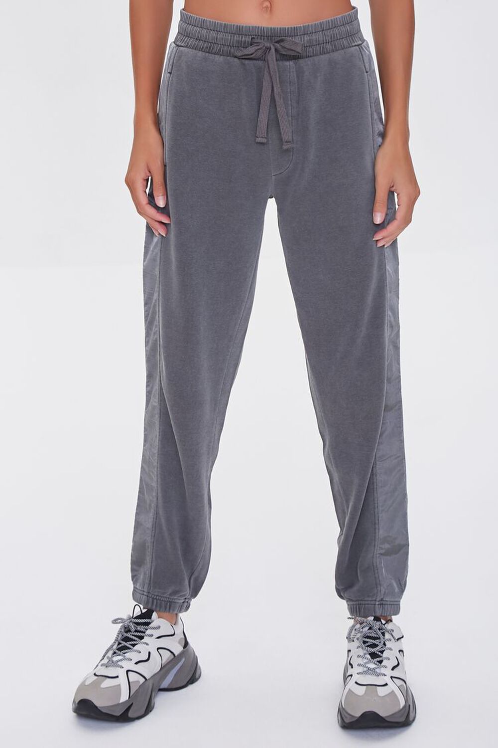 CHARCOAL Side-Striped Joggers, image 2