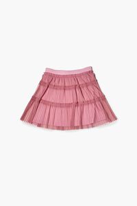 MAUVE Girls Tiered Mesh Skirt (Kids), image 1