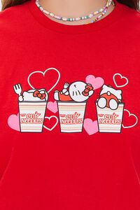 RED/MULTI Cup Noodles Hello Kitty Graphic Tee, image 5