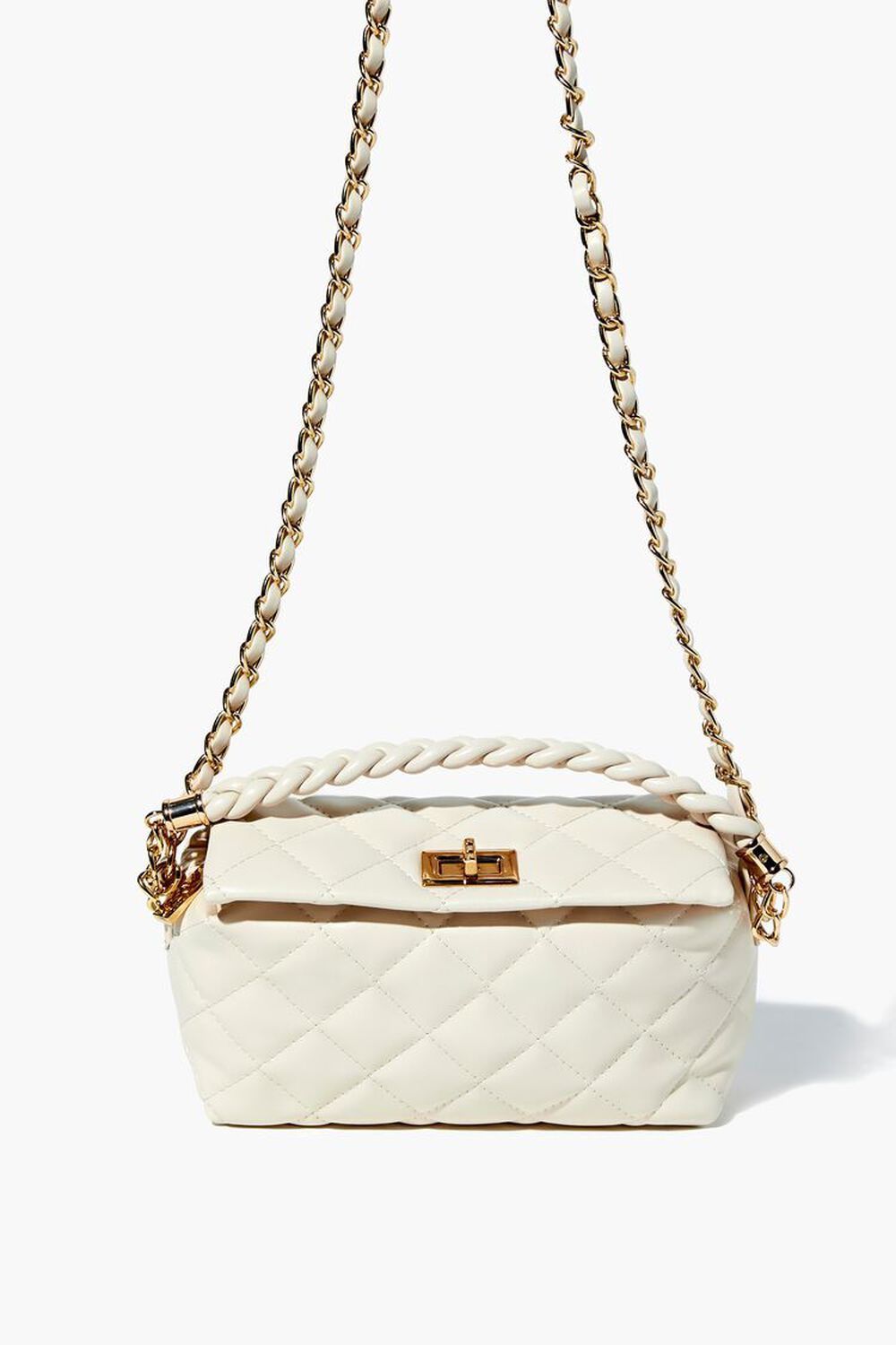 CREAM Twisted Faux Leather Crossbody Bag, image 1