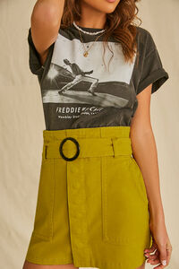 CITRON O-Ring Belt Mini Skirt, image 1