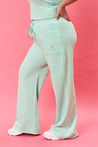 MINT/SILVER Plus Size Juicy Couture Sweatpants, image 4