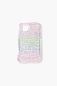 Rainbow Leopard Print Case for iPhone 11, image 1
