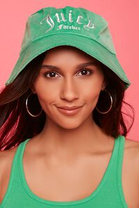 GREEN/SILVER Juicy Couture Bucket Hat, image 4