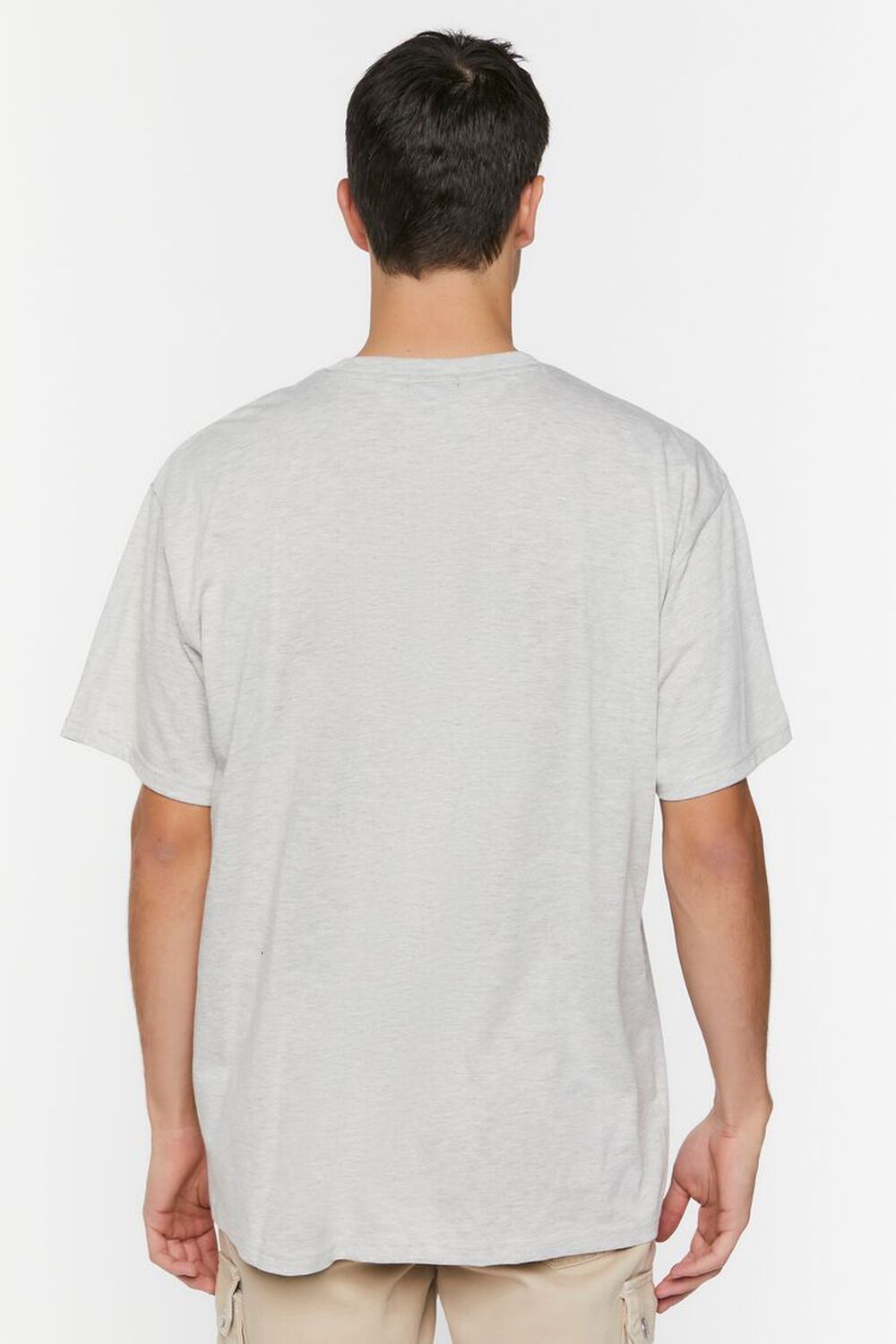 HEATHER GREY/BLACK Embroidered Float Above Tee, image 3