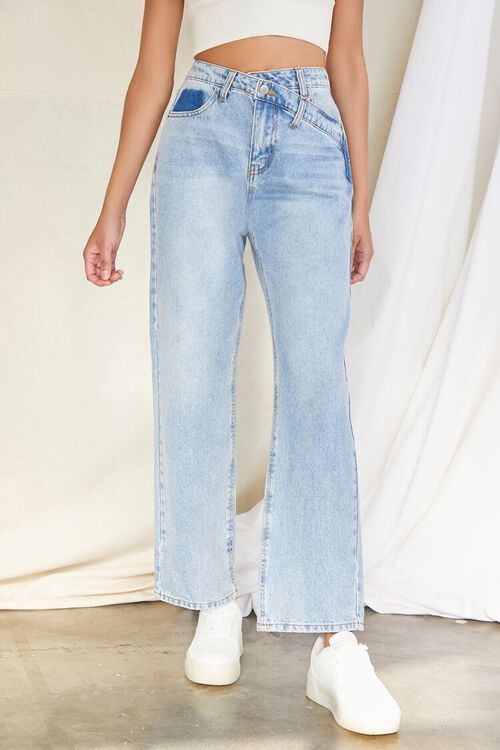 Crisscross Waist 90s Fit Jeans