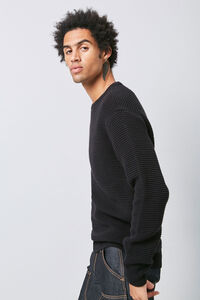 Ribbed Long Sleeve Sweater, image 2