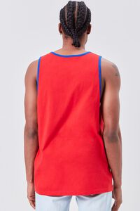 RED/BLUE Contrast-Trim Tank Top, image 3