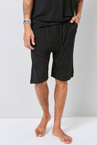 BLACK Tee & Shorts Pajama Set, image 5