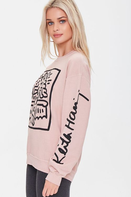 BROWN/MULTI Keith Haring Graphic Pullover, image 2