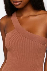 BROWN Sweater-Knit Bodycon Midi Dress, image 5