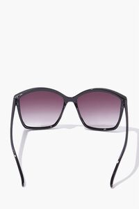 BLACK/GREY Square Frame Sunglasses, image 3
