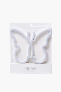 WHITE/MULTI Neon Butterfly Hanging Light, image 2