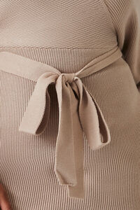 GOAT Plus Size Surplice Midi Sweater Dress, image 5