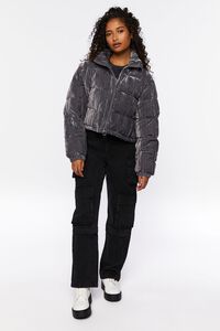 CHARCOAL Quilted Puffer Jacket, image 4