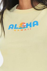 YELLOW/MULTI Aloha Graphic Cropped Tee, image 5