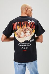 BLACK/MULTI Baby Dont Stress Graphic Tee, image 3
