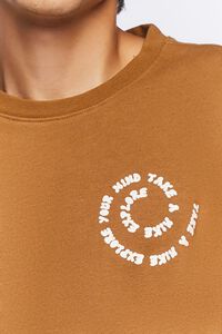 TAN/MULTI Organically Grown Cotton Graphic Crew Pullover, image 6