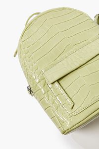 Faux Croc Leather Backpack, image 4