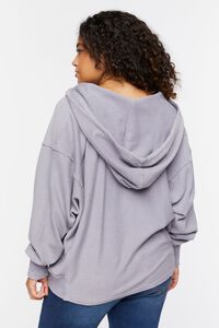 PEWTER Plus Size French Terry Hoodie, image 3