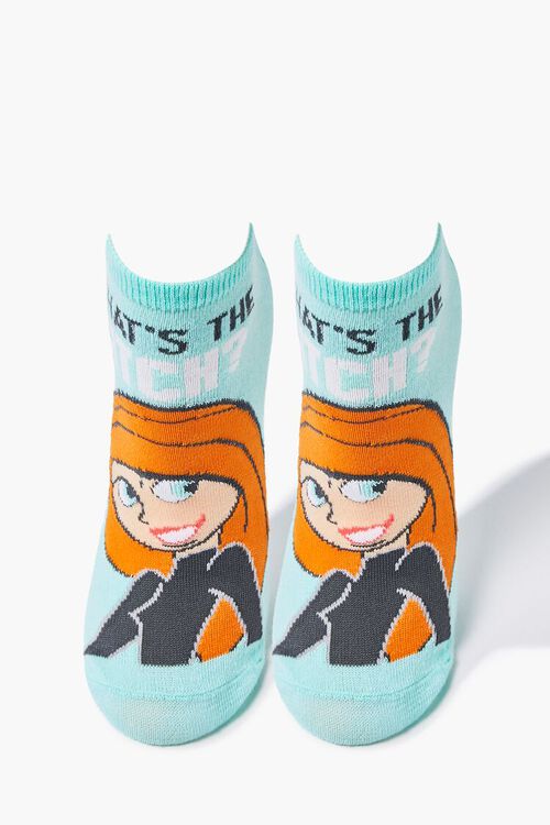 MINT/MULTI Kim Possible Ankle Socks, image 3
