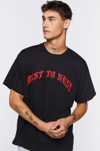 BLACK/RED Dust To Dust Graphic Tee, image 1