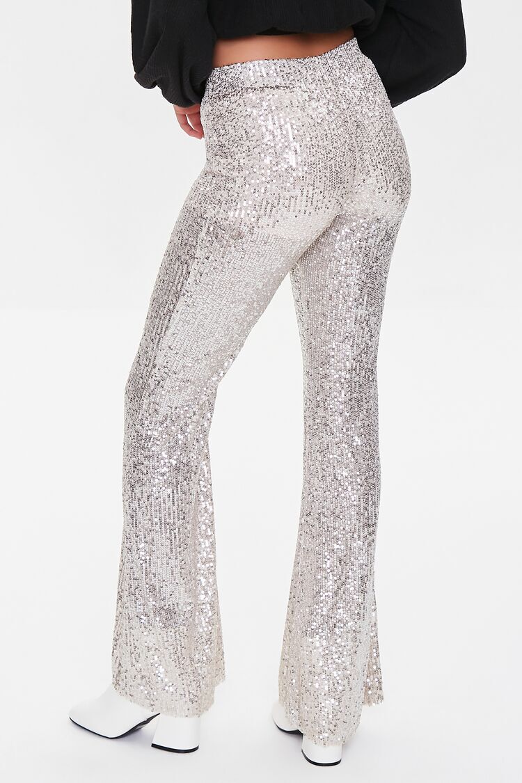 Sequin Flared Trousers  Never Fully Dressed