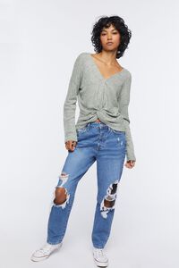 OLIVE Twisted High-Low Top, image 4