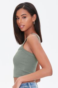 OLIVE Straight-Neck Cropped Cami, image 2