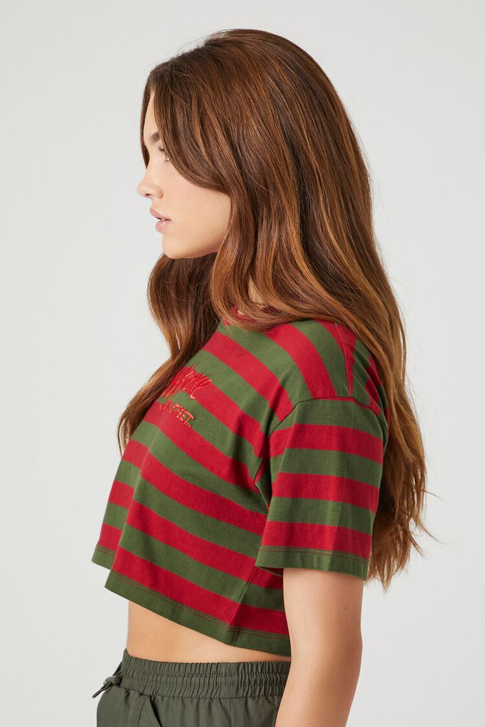 RED/MULTI A Nightmare On Elm Street Cropped Tee, image 2