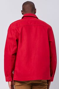 RED Twill Buttoned Jacket, image 4