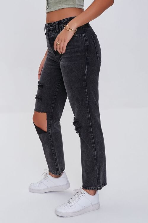 WASHED BLACK Premium Boyfriend Jeans, image 3